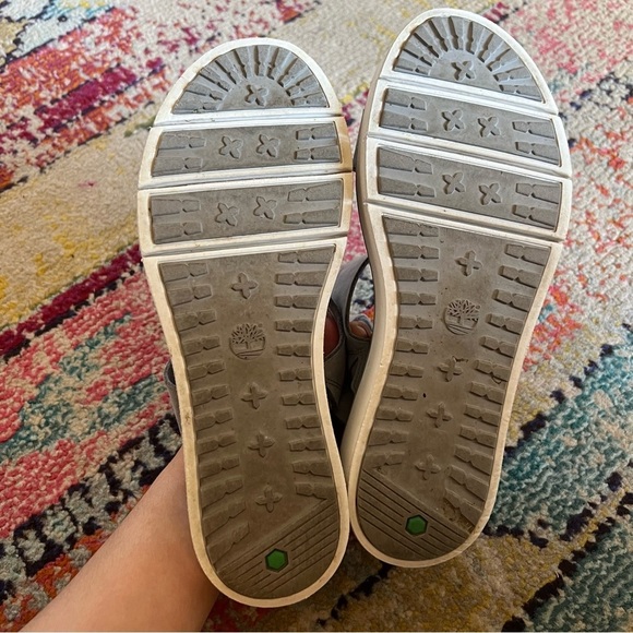 Timberland Womens Safari Dawn Taupe Flatform Sandals 8.5 Medium - Picture 6 of 8